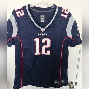 NFL New England Patriots Tom Brady #12 Women's Jersey Size XL
